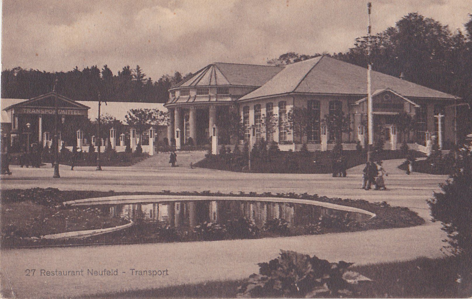 Cartoline postali: Restaurant Neufeld - Transport – Usato da Hinwil venduto da Chuan2