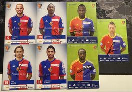 FC Basel Autogrammkarten Sammlung - Rarität für Sammler!