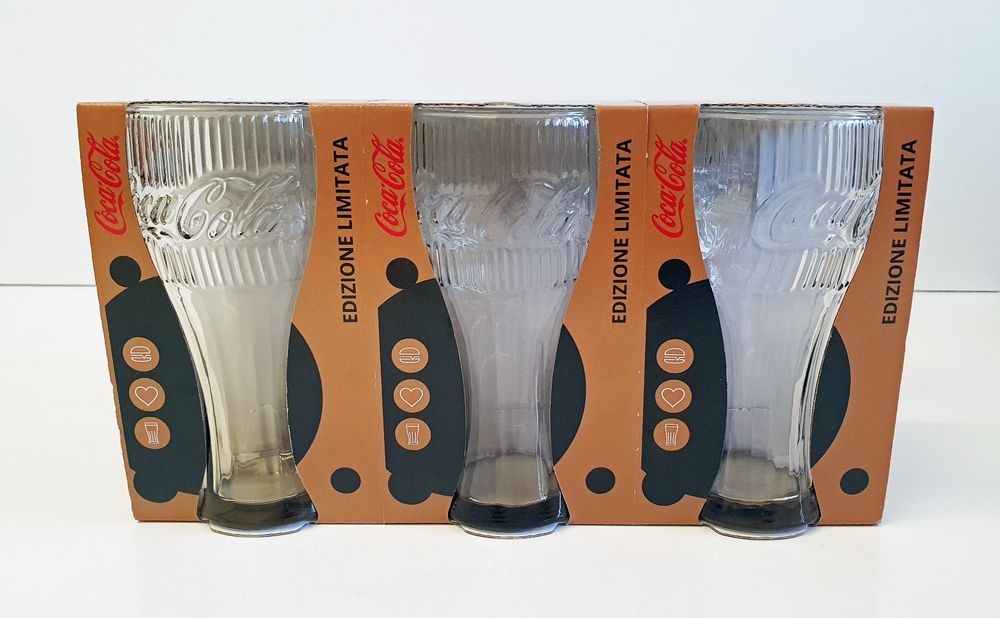  6 Coca-Cola-Gläser MC Donalds Limited Edition (Neu und originalverpackt Motiv 