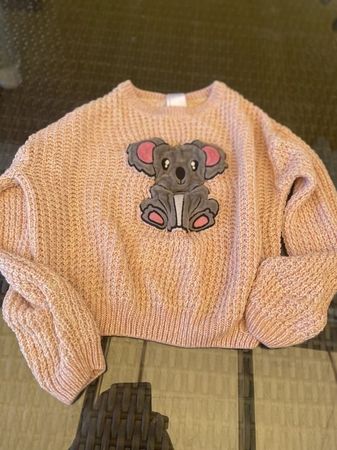 Mädchen Pullover mit Koala 122/128