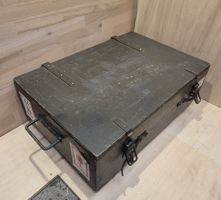 Vintage Transportkiste Holz Militär Industrie Deko