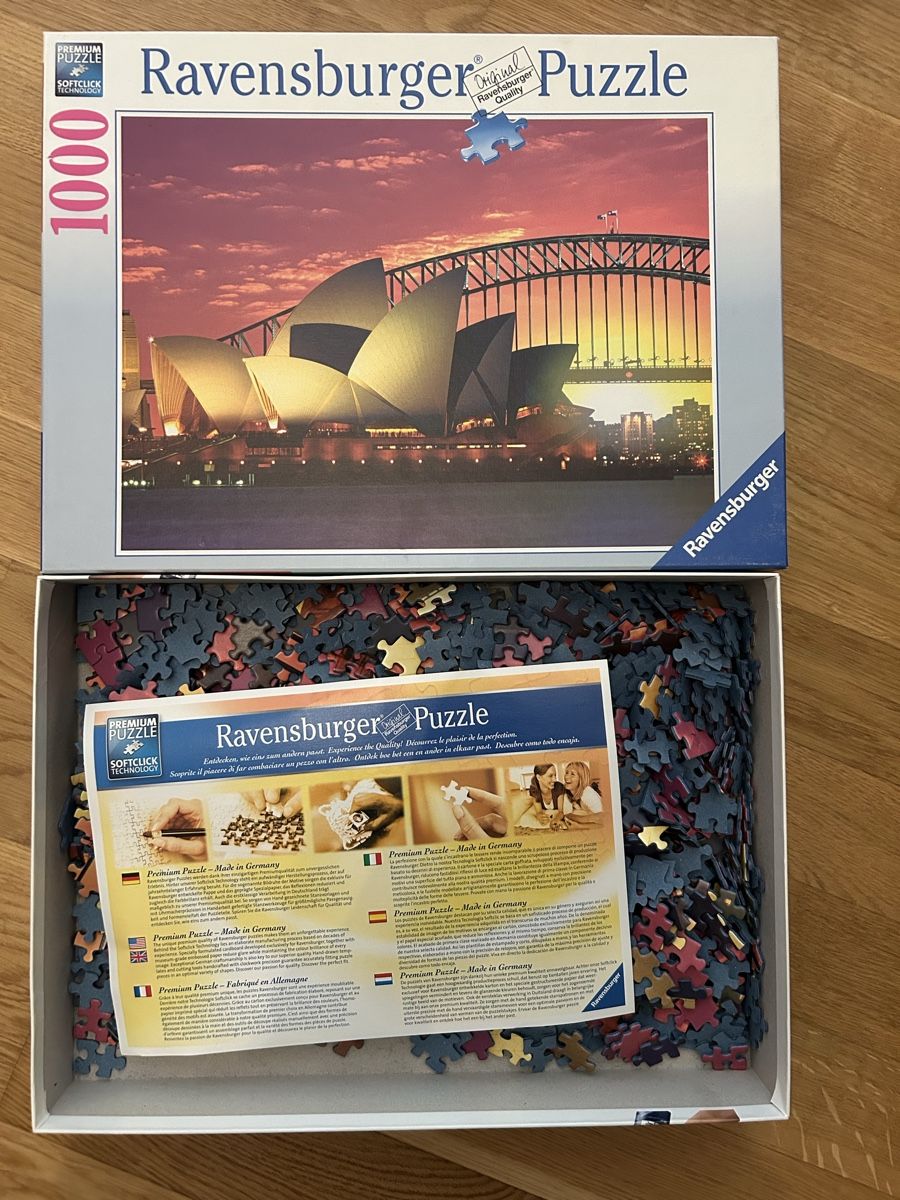 Ravensburger Puzzle: Ravensburger Puzzle 3er Set - 1000 Teile – Usato da Lenzburg venduto da Veidnolya 3