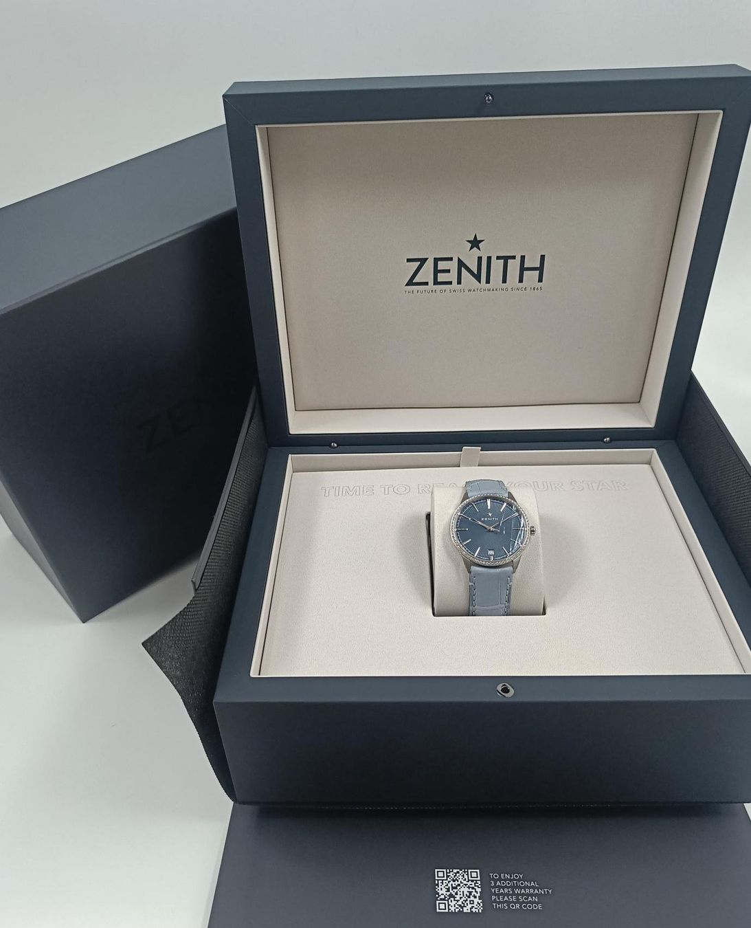 Zenith Orologi: ZENITH "ELITE CLASSIC" MIT DIAMANTLÜNETTE, 36 MM – Nuovo (secondo la descrizione) da Luzern venduto da EdiGem 2