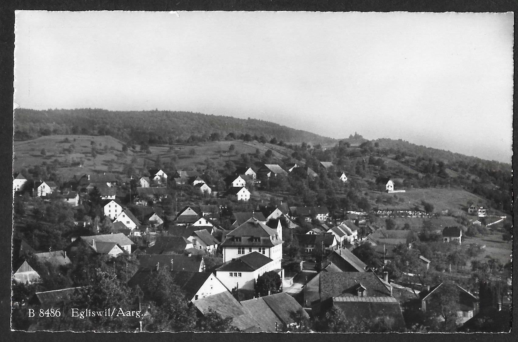 Cartoline postali: Egliswil Gesamtansicht – Usato da Olten venduto da clotaldi