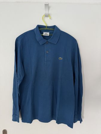 Lacoste Herren Polo-Shirt, Grösse 3, Langarm, vintage