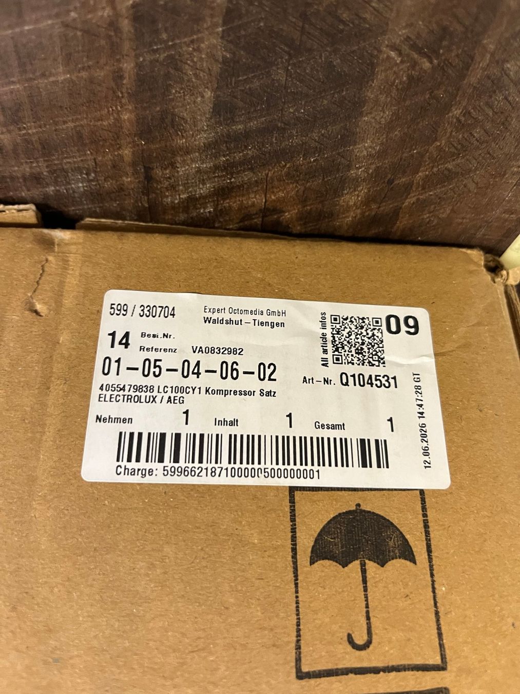 Kompressoren: Kompressor Kühlschrank LC100CY1 – Neu und originalverpackt aus Dübendorf von gicu 6