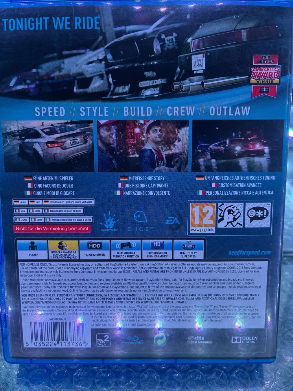 Giochi: Jeu vidéo Need for Speed pour PS4 – Usato da Le Locle venduto da Ndex_collection 3