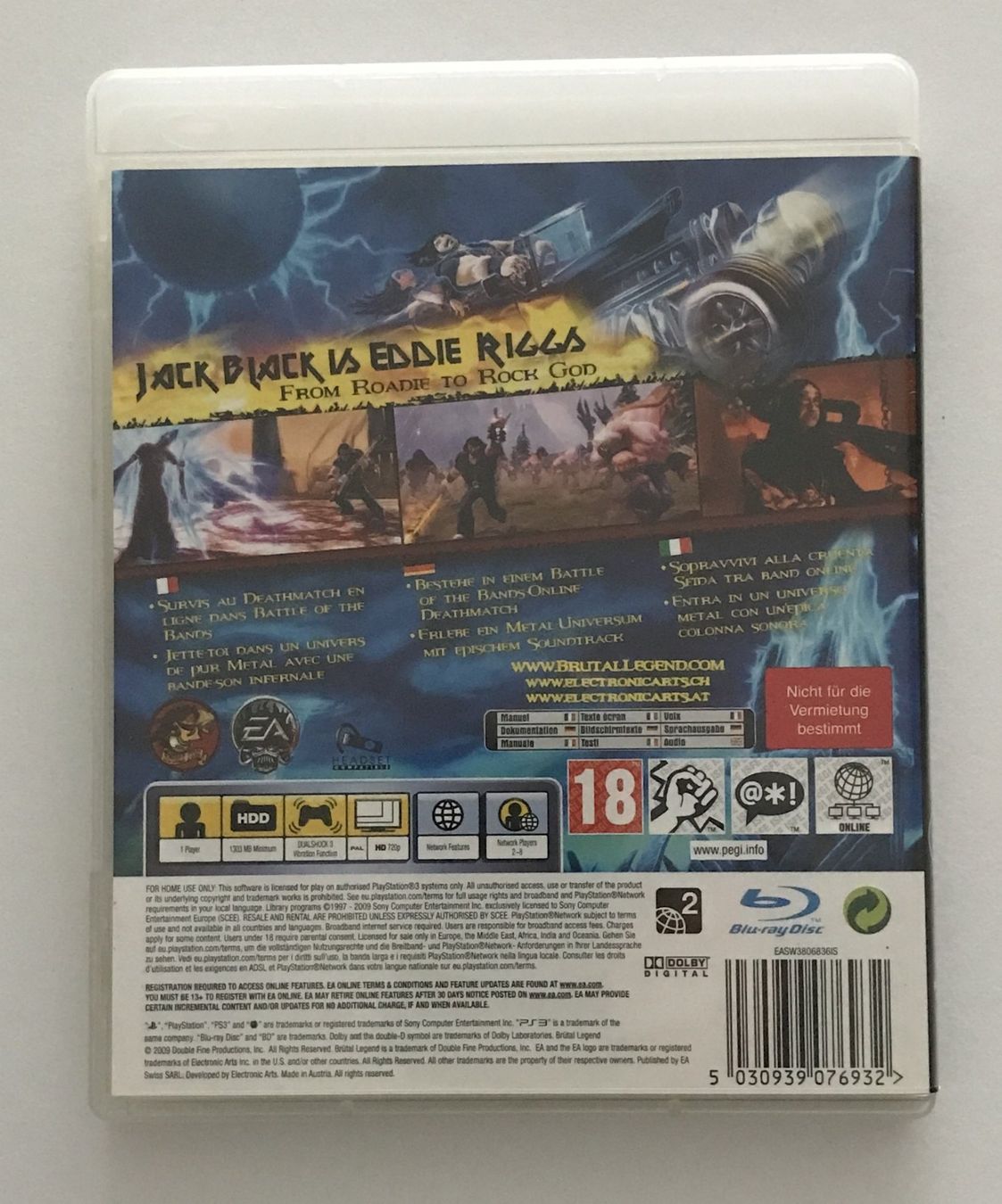 Giochi: PS3 - Brütal Legend – Usato da Allschwil venduto da Bullach 2