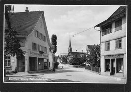 Amriswil TG , Obere Bahnhofstrasse ,Kaufhaus,Schweiz. Volksb