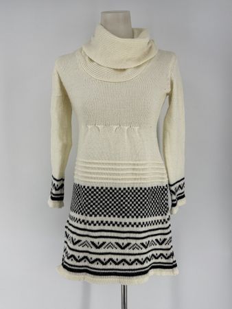 Strickkleid mit Rollkragen Gr. S/M