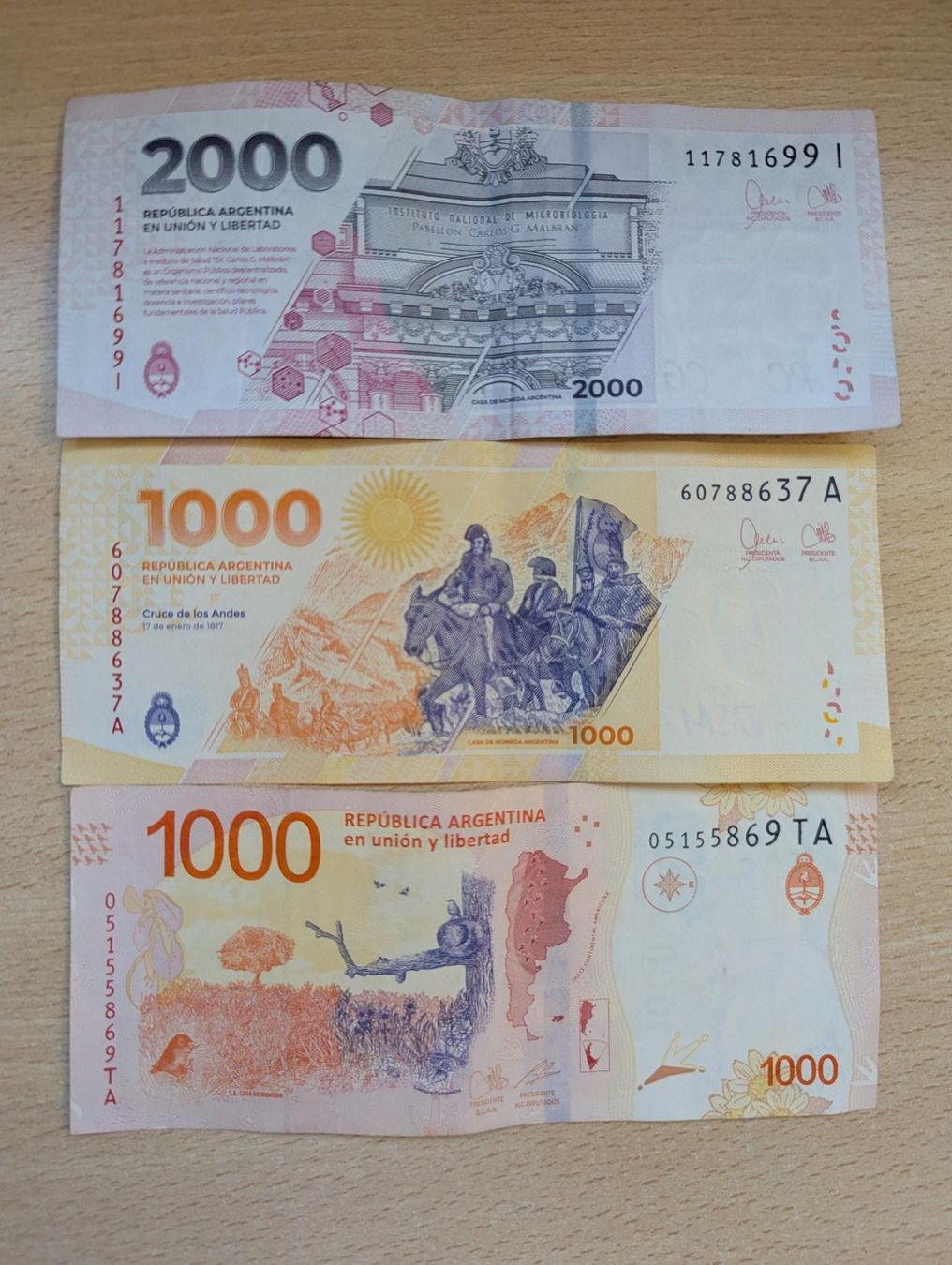 Billets de banque: Argentina banknotes,delivery mi September – D'occasion à Porrentruy par jmbechir 1