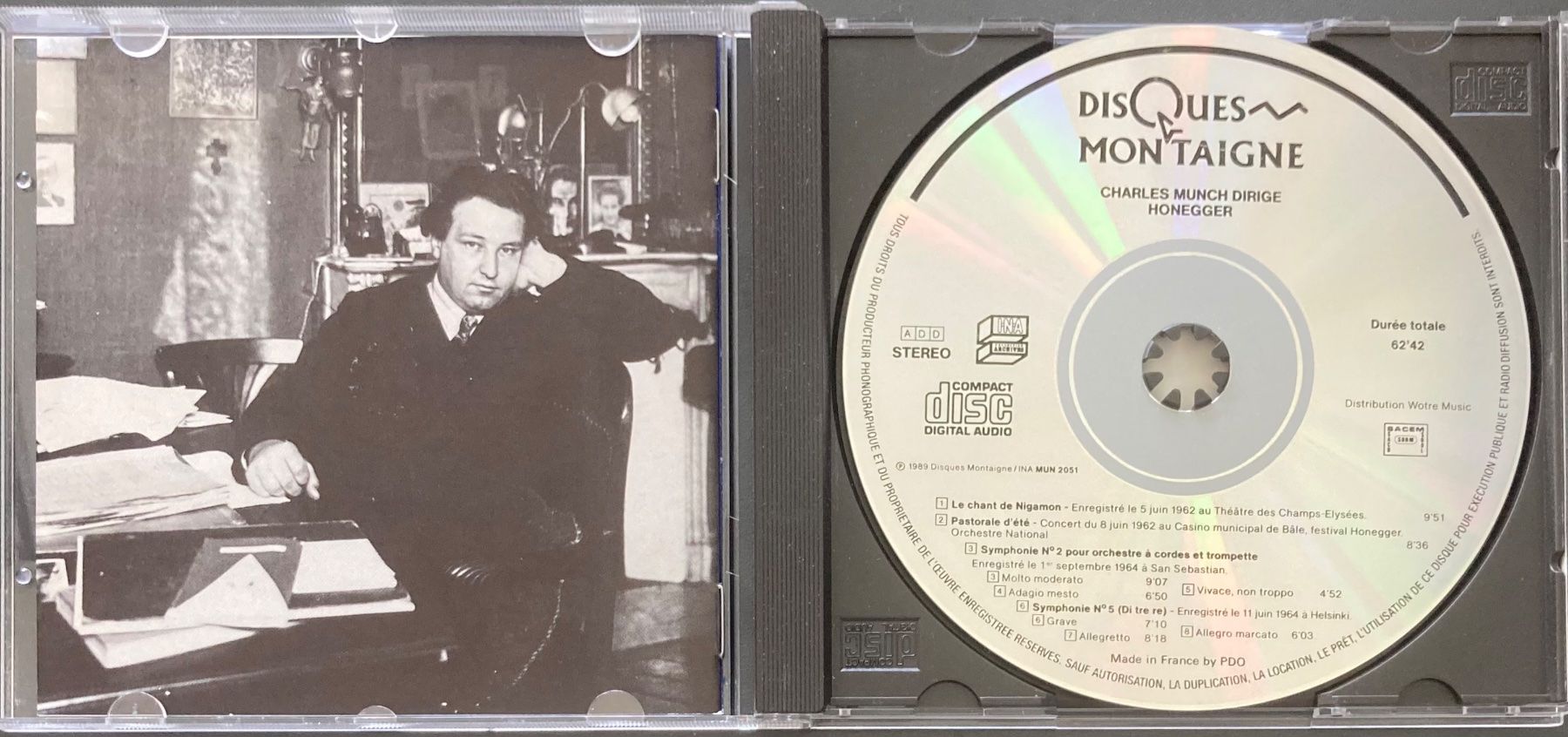 CDs: HONEGGER..... - LE CHANT DE NIGAMON..... – Gebraucht aus Poliez-Pittet von Newtown-Records 2