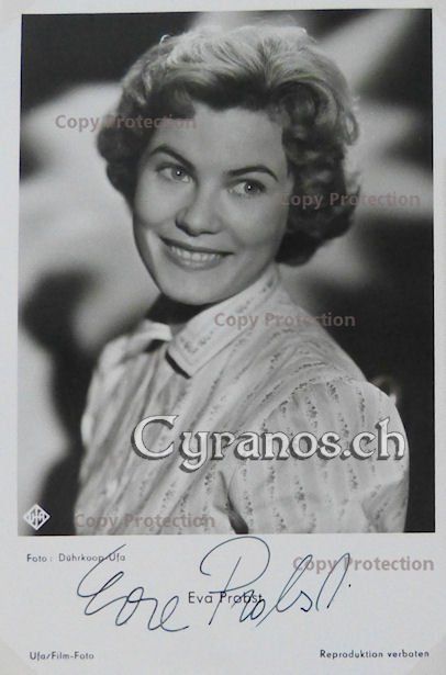Autografi: Eva Probst (1930-2018) Schauspielerin - Autogramm – Usato da Dietikon venduto da cyranos.ch