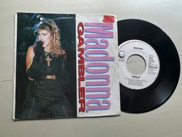 MADONNA tolle Single Kult Top 80's Gambler Hit FILM