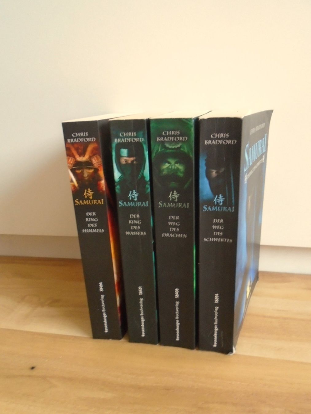 Libri: 4x SAMURAI - Chris Bradford / FANTASY – Usato da Pfeffingen venduto da Elfenstein 1