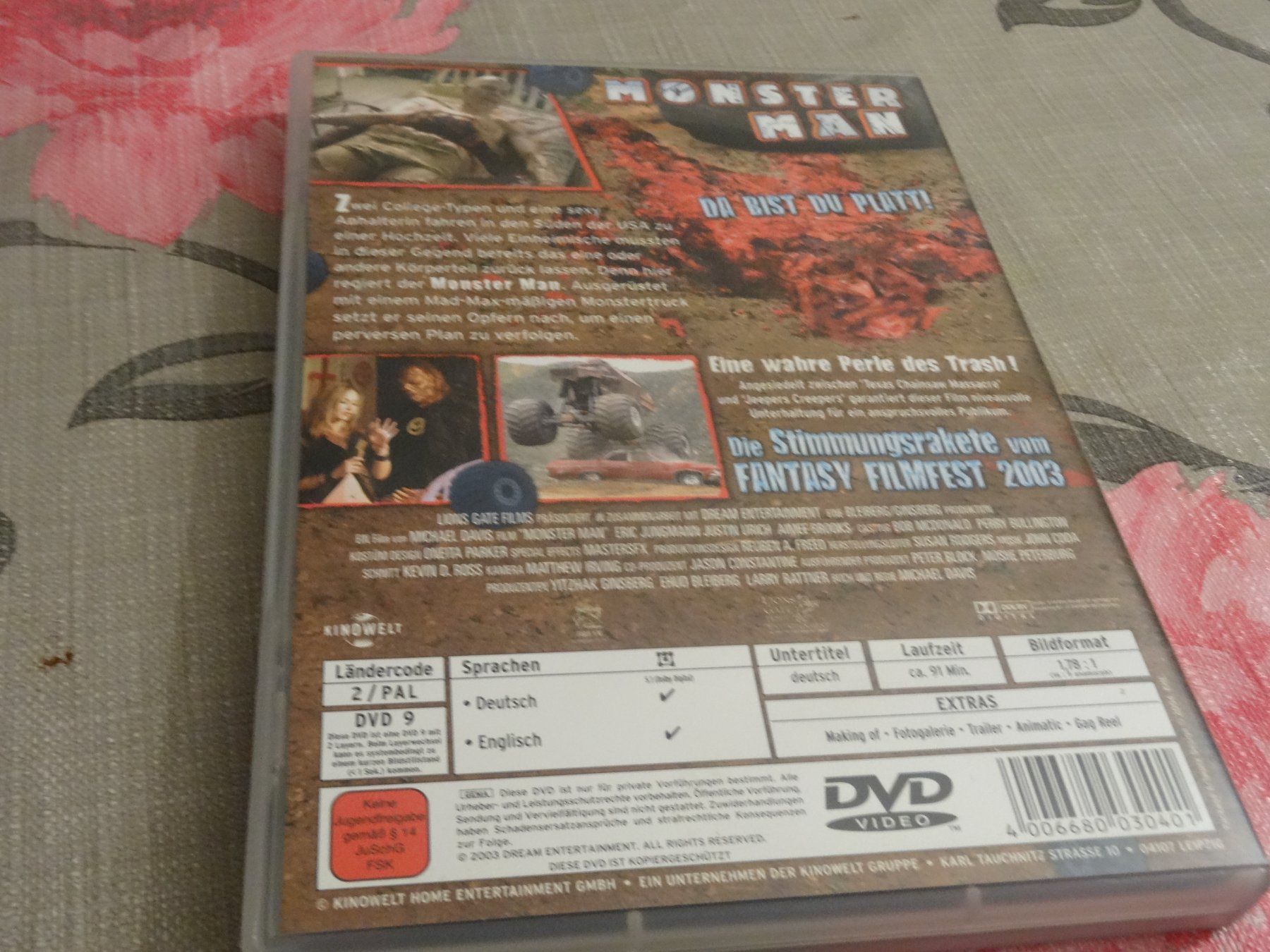 Tutti i DVDs: Monster Man DVD - HORROR – Usato da Olten venduto da Disc-Verkauf 2