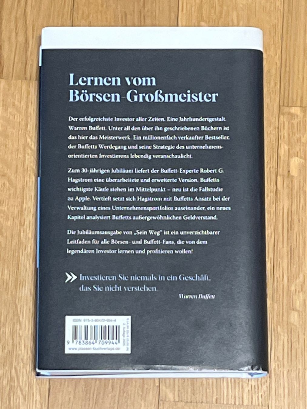 Libri: Warren Buffett - Sein Weg. Seine Methode. Neuwertig! – Usato da Hinterkappelen venduto da Kim1992 1