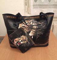 Tasche und Beutel mit Leopard