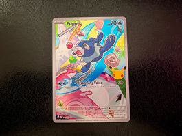 Popplio 045 Erste Partner Illust. Kollektion Promo DE NM