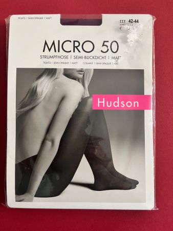 Strumpfhose Micro 50, HUDSON, Grösse 42-44, Farbe Violett