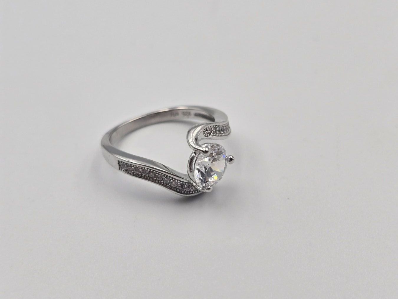 Anelli: Ring Silber 925 Zirkonia Gr. 52 – Nuovo e nell'imballaggio originale da Zug venduto da gold.schmuck 2