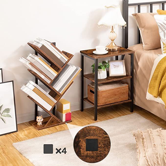 Scaffali: Bücherregal Standregal Baumform Metallgestell mit 4 Ebenen – Nuovo e nell'imballaggio originale da Dörflingen venduto da Nixhub 5