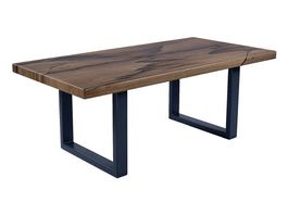 Table basse en chêne de tourbière