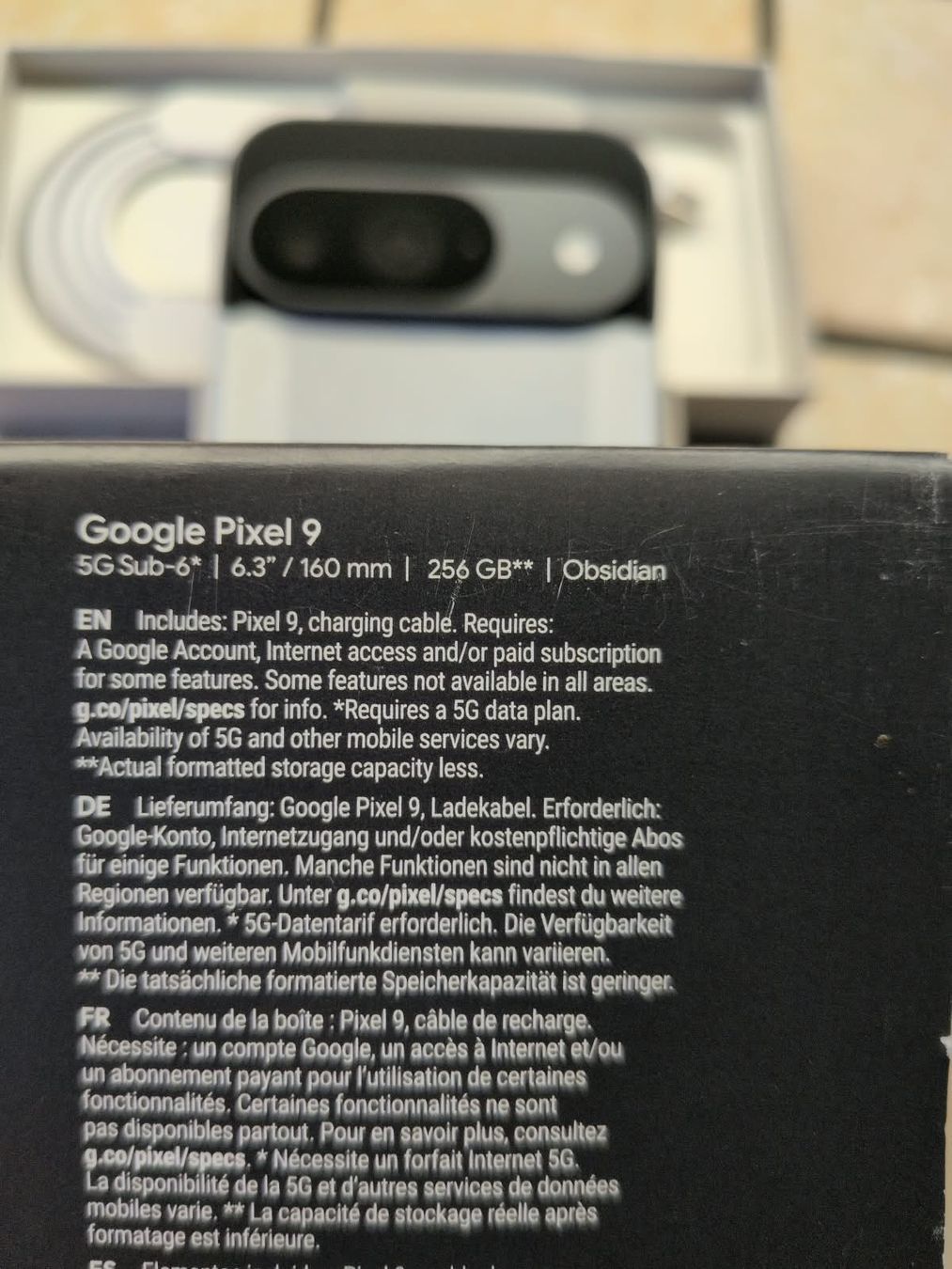 Google Telefoni cellulari / Smartphones: Google Pixel 9A NEUF - Smartphone – Nuovo e nell'imballaggio originale da St-leonard venduto da Joe_7ytd 7