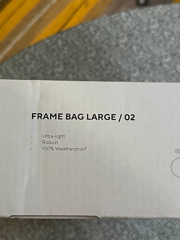 Taschen: Cyclite Frame Bag large/ 02 – Neu und originalverpackt aus Basel von Sesep 2