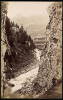 Fotografie Airolo, Blick aus der Stalved