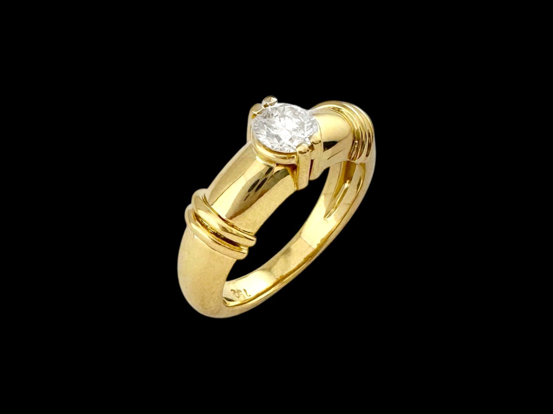 Anelli: Moderner Diamant - Ring, 0.40 ct K/SI – Usato da Zuzwil SG venduto da artimmo 4