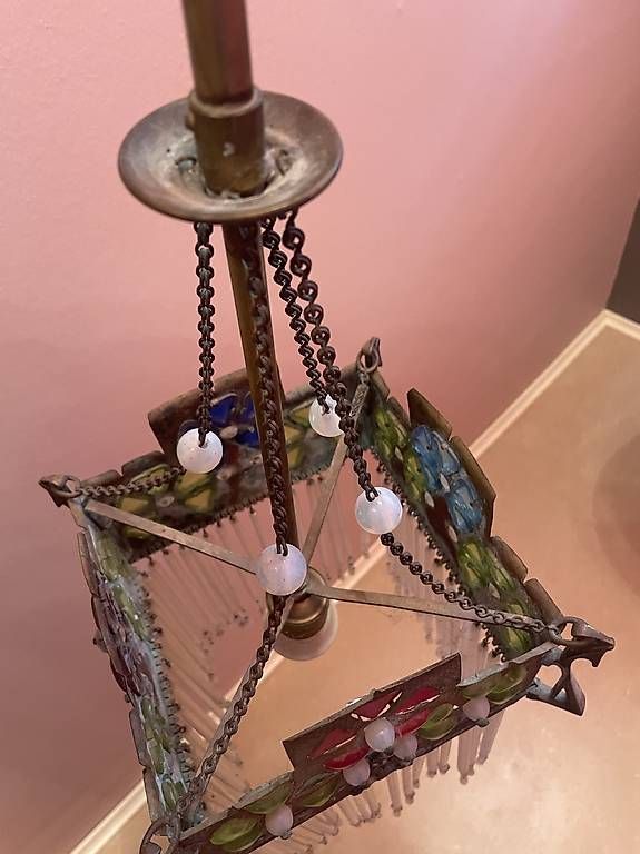 Kronleuchter & Deckenlampen: Jugendstil Deckenlampe  – Gebraucht aus Bütschwil von Biberli59 3