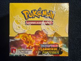 Pokemon Flammende Finsternis Booster Display DE