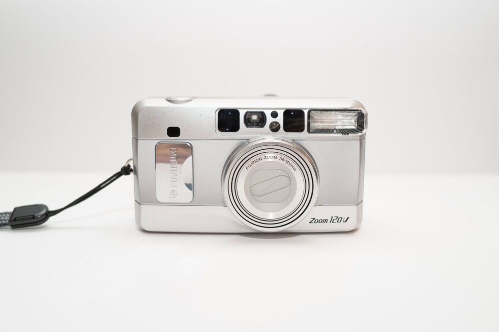 Appareil Photo Argentique Fujifilm Zoom 120v - Compact Occasion, Auto-focus, Fonction Timer