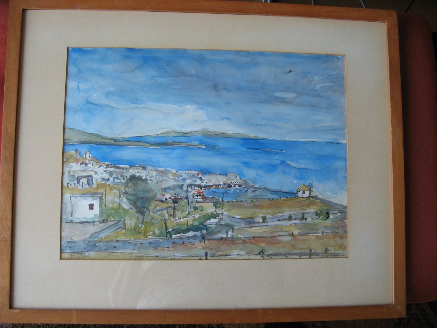 Foto & Immagini: Bild Aquarell 66,5 x 53 – Usato da Zürich venduto da apil