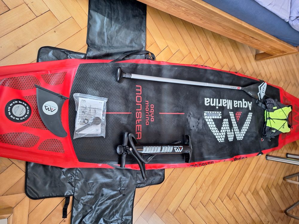Grosses Stand Up Paddle SUP Aqua Marina Monster 12.0 iSUP Kaufen auf