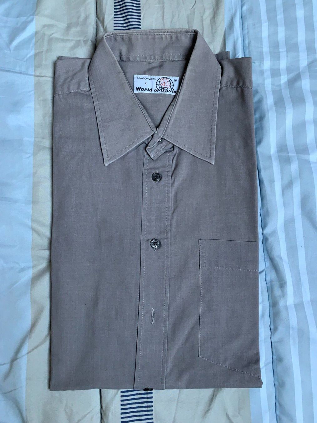 Camicie: Chemise vintage grise L – Usato da Boécourt venduto da Tedmosby 3