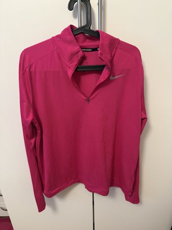 Nike Dri-FIT Laufshirt, Pink, XL – Top f. den Winter!