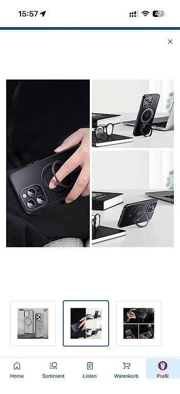 Cover & Protezioni schermo: RPD - 360 Grad Magsafe Stand Etui – Nuovo e nell'imballaggio originale da Wetzikon ZH venduto da Bubul