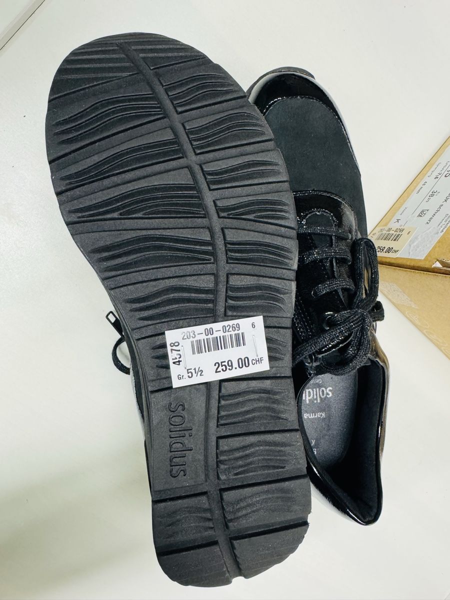Scarpe da donna: Solidus Karma, noir, taille 38 2/3, neuves ! – Nuovo e nell'imballaggio originale da Brügg BE venduto da Goob 6
