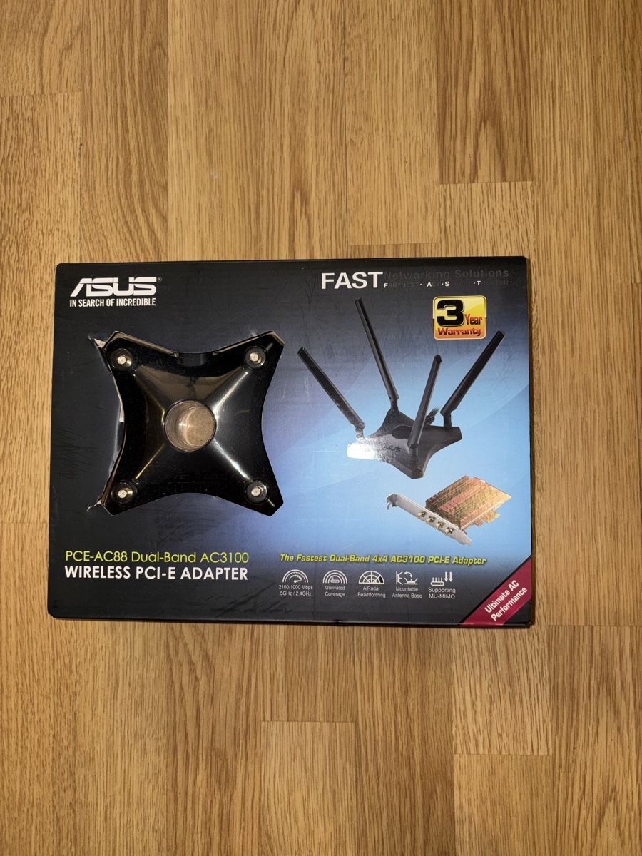 WiFi: Antenna di rete WIRELESS PCI-E ADAPTER – Usato da Zürich venduto da pie_6ccs