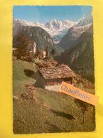 1969 Soglio (Bergell) mit Bondascagruppe