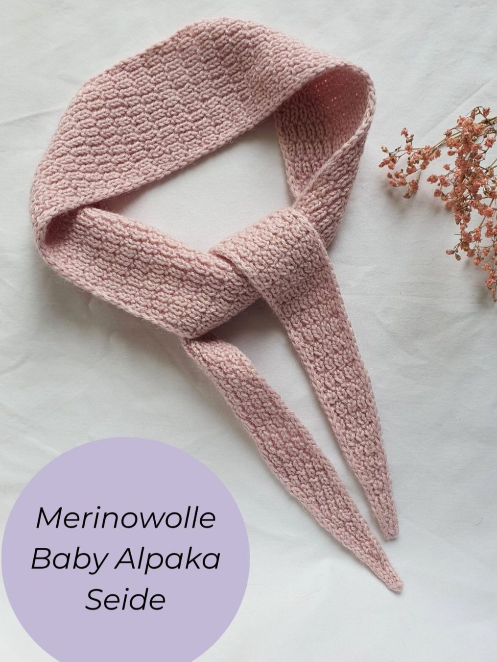 Foulard & Sciarpe: Mini scarf, Strickschal, Handgestrickt, Unikat, Geschenk – Nuovo e nell'imballaggio originale da Neunkirch venduto da Sandramay