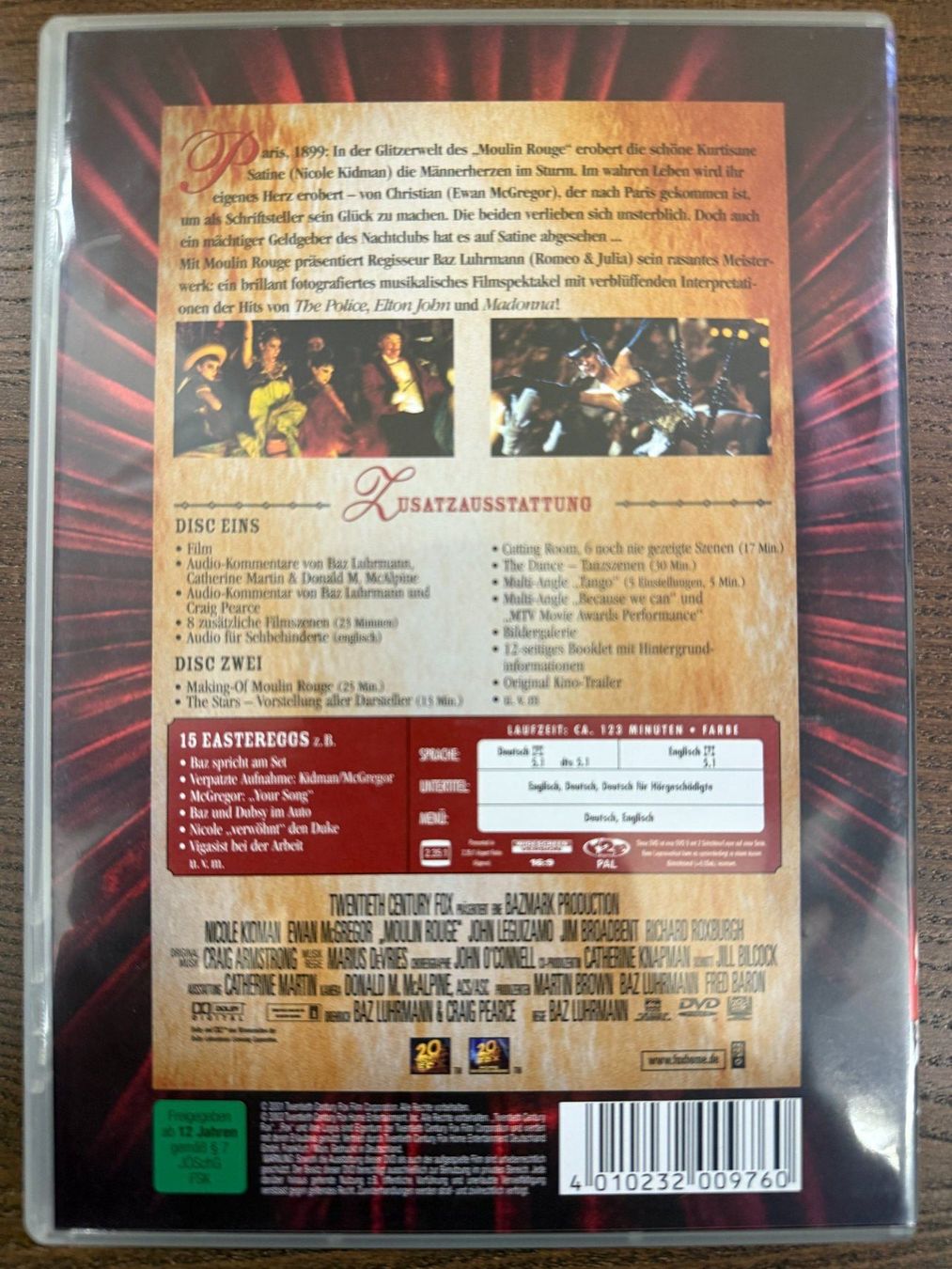 Tutti i DVDs: Moulin Rouge – Usato da Zürich venduto da FilmFreunde 1