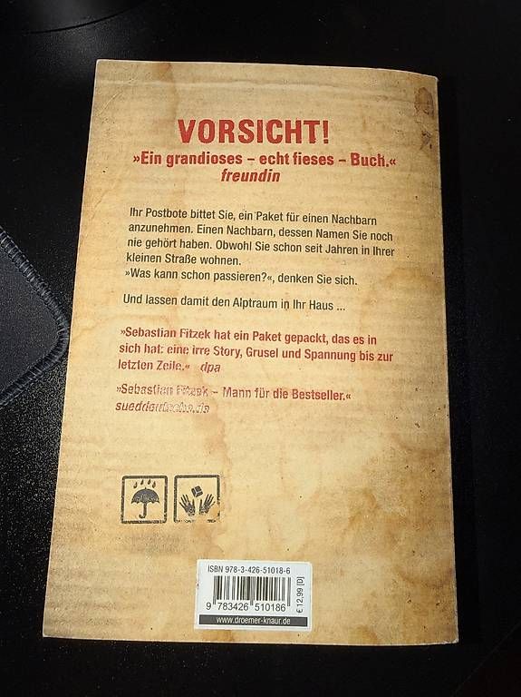 Livres: SEBASTIAN FITZEK 3 BÜCHER – D'occasion à Zürich par lej_7lbp 3