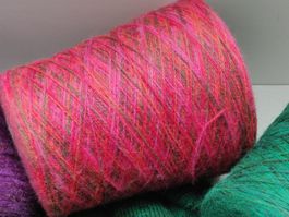 Ital. Merino & Alpaka, Art. Nevada 318g Farbverlauf rosa