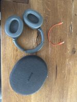 ULT-Sony Power Sound Kopfhörer grau mit Koffer und Kabel