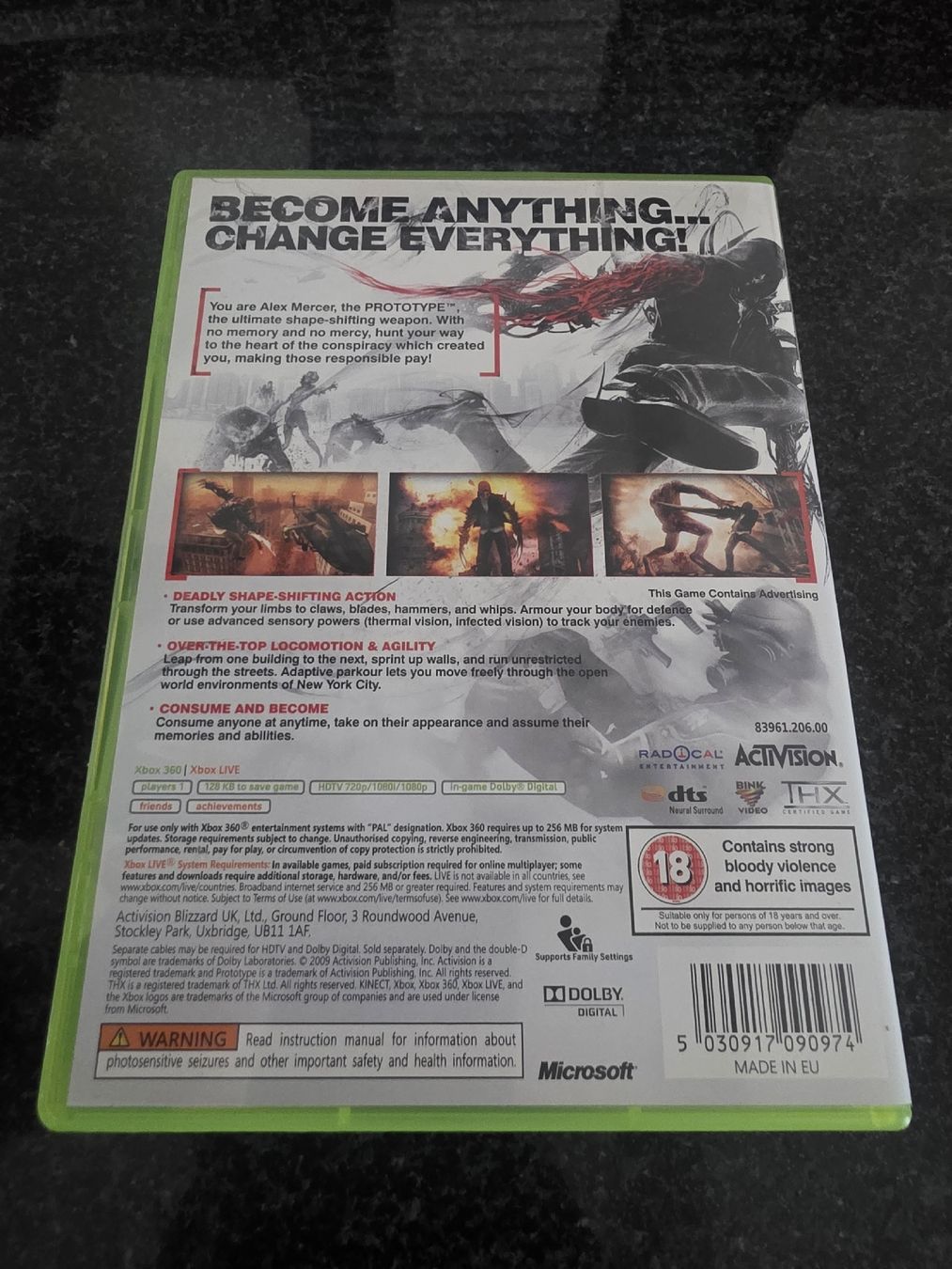 Spiele: Prototype Xbox 360 – Gebraucht aus Chavornay von Crash37 1