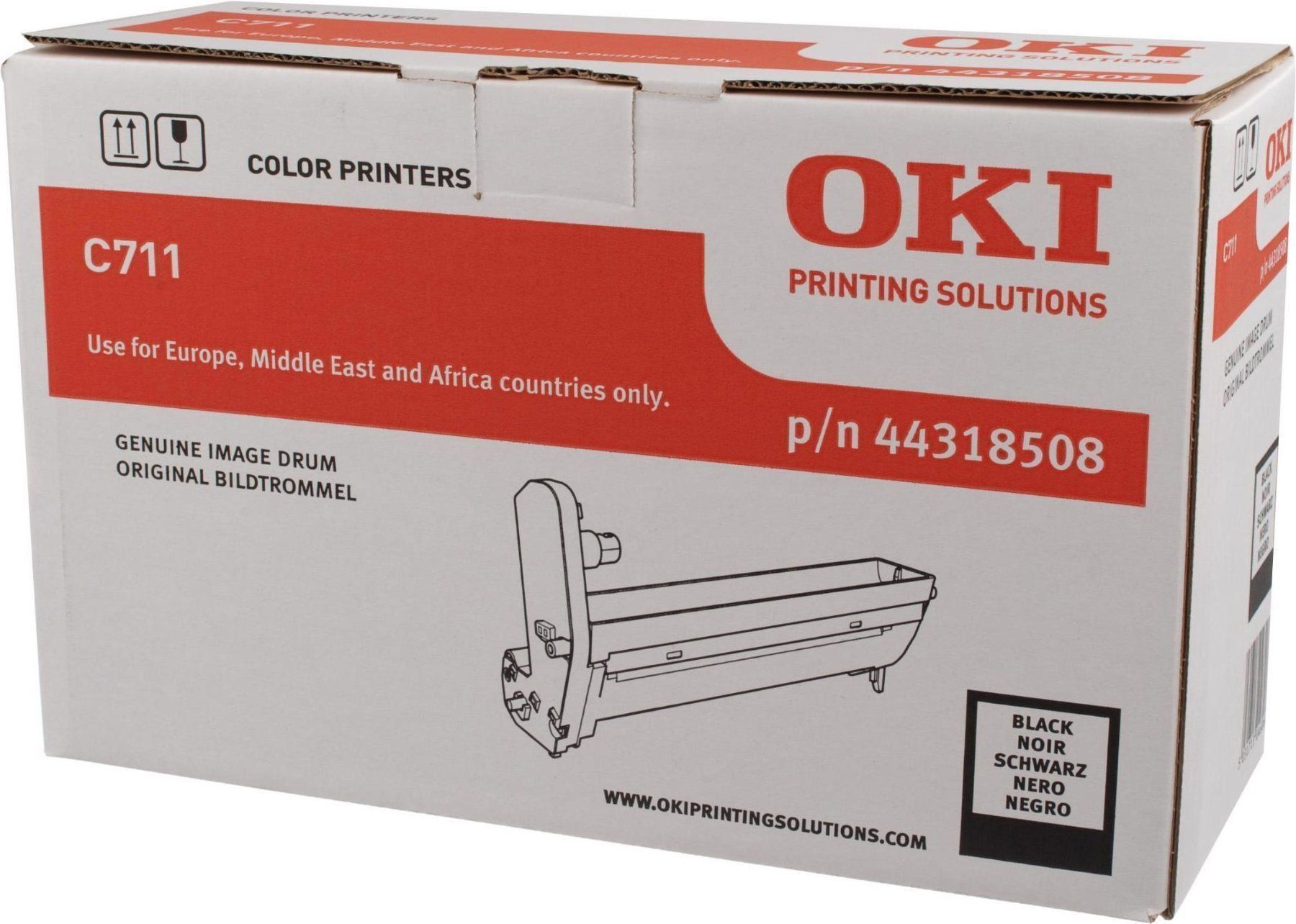 Oki Cartucce per stampanti & toner: Oki C711, C711dn, C711WT black Drum / Bildtrommel, 44318508 – Nuovo e nell'imballaggio originale da Glattbrugg venduto da copytron 1