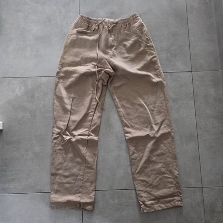 JOOP! Linen beige Regular Fit W31 L32 casual trousers